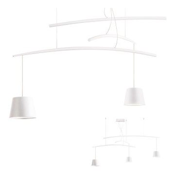 Redo 01-1524 - LED Chandelier on a string LOLLI 3xLED/6W/230V white