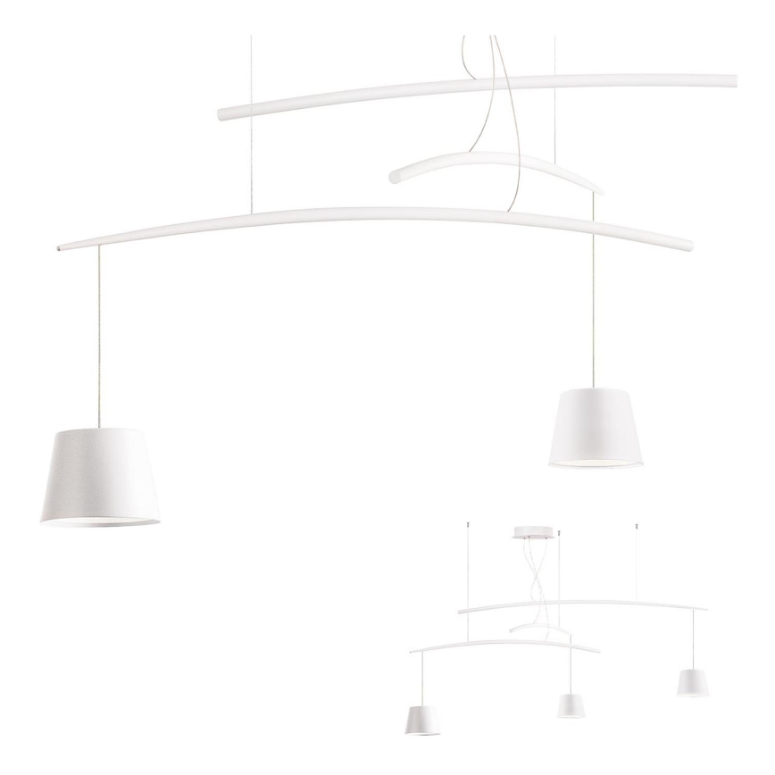 Redo 01-1524 - LED Chandelier on a string LOLLI 3xLED/6W/230V white