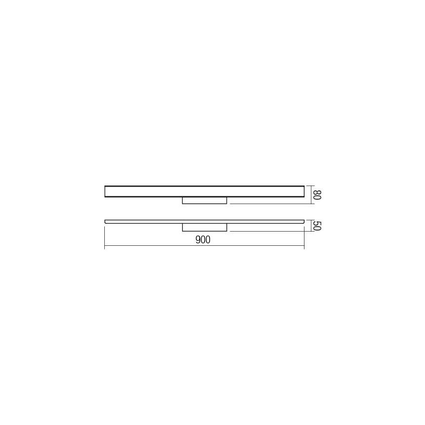 Redo 01-1527 - LED Bathroom mirror light DAO 1xLED/36W/230V IP44