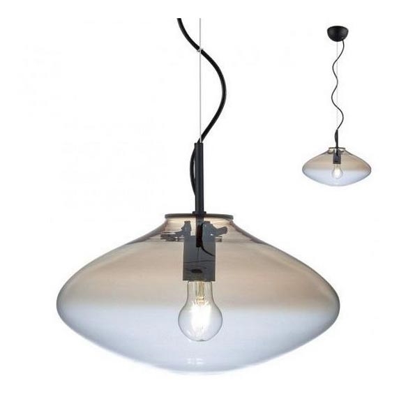Redo 01-1618 - Chandelier on a string ABSOLUTE 1xE27/42W/230V beige