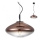 Redo 01-1620 - Chandelier on a string ABSOLUTE 1xE27/42W/230V copper