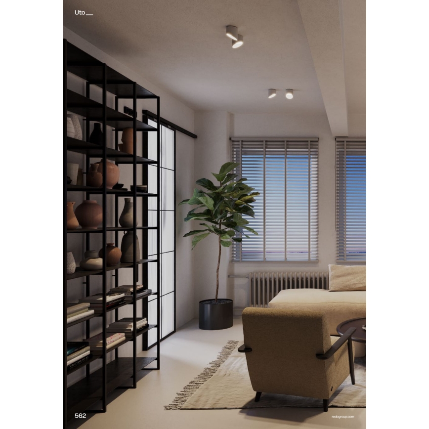 Redo 01-1629 - UTO LED Spotlight, 18W/230V, Ø 14 cm, White