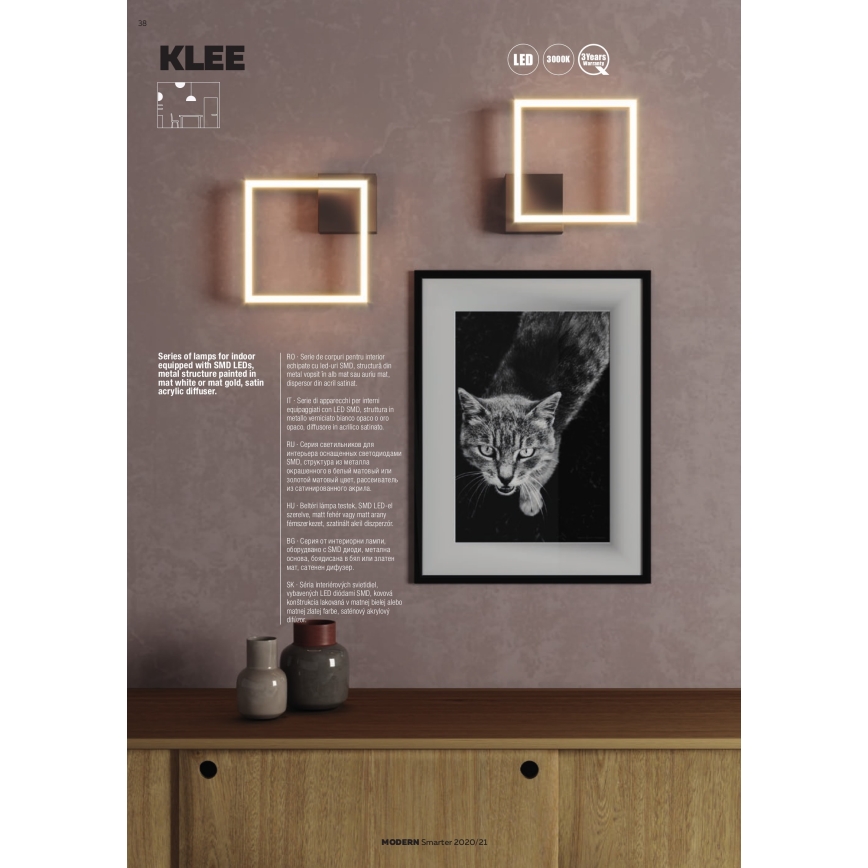Redo 01-1645 - LED chandelier on a string KLEE 1xLED/48W/230V