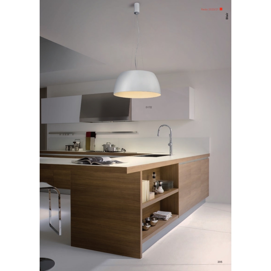 Redo 01-1732 - LED Chandelier on a string BLAIR LED/55W/230V 3000K white