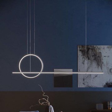 Redo 01-1735 - LED Dimmable chandelier on a string GIOTTO LED/46W/230V black