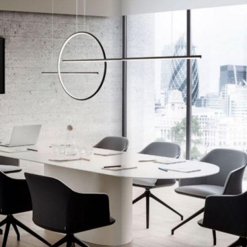 Redo 01-1737 - LED Dimmable chandelier on a string GIOTTO LED/56W/230V black