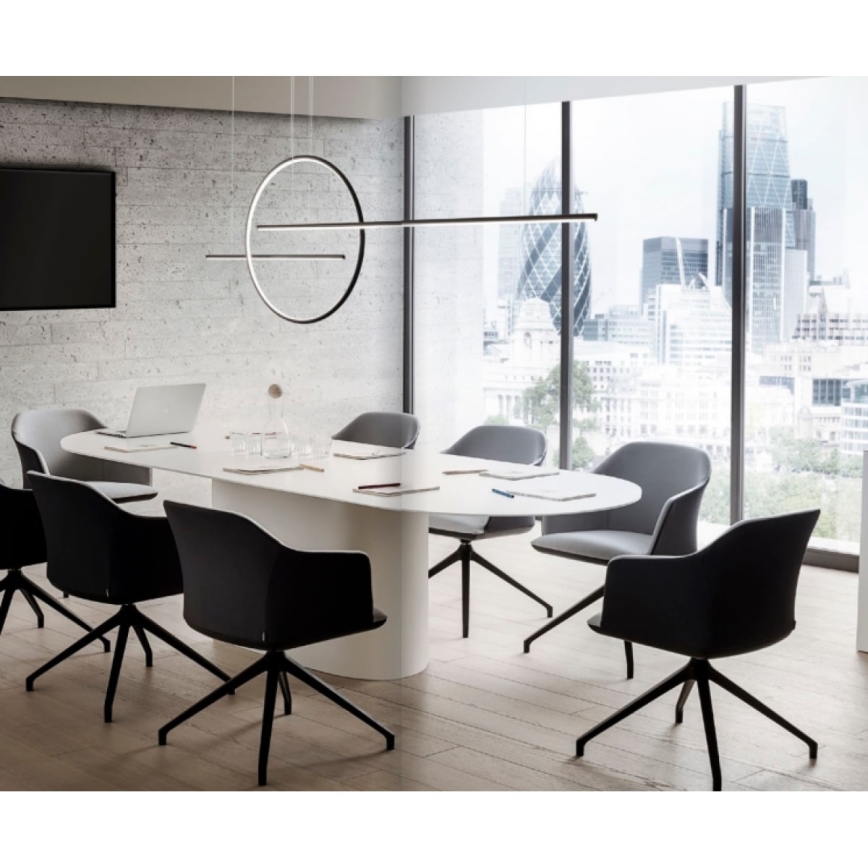Redo 01-1737 - LED Dimmable chandelier on a string GIOTTO LED/56W/230V black