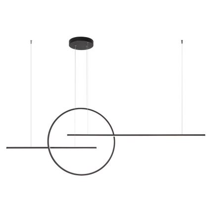Redo 01-1737 - LED Dimmable chandelier on a string GIOTTO LED/56W/230V black