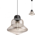 Redo 01-1771 - AMNO Cable Pendant Lamp 1xE27/42W/230V Ø 33 cm Grey
