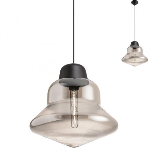 Redo 01-1771 - Chandelier on a string AMNO 1x/E27/42W/230V d. 33 cm grey