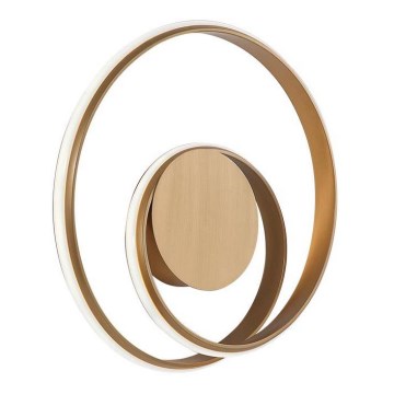 Redo 01-1790 - Dimmable LED Wall Light TORSION LED/27W/230V dia. 40 cm bronze finish