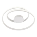 Redo 01-1791 - Dimmable LED ceiling light TORSION LED/30W/230V Ø 55 cm white