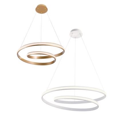 Redo 01-1795 - LED Dimmable chandelier on a string TORSION LED/40W/230V d. 74 cm white