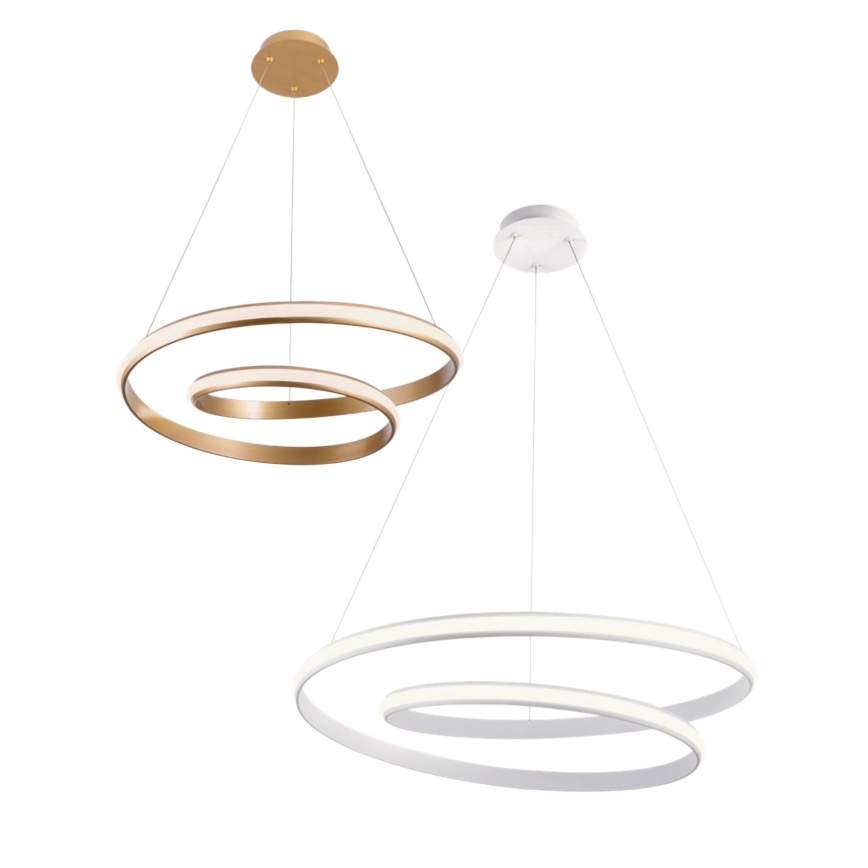 Redo 01-1795 - LED Dimmable chandelier on a string TORSION LED/40W/230V d. 74 cm white
