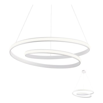 Redo 01-1795 - LED Dimmable chandelier on a string TORSION LED/40W/230V d. 74 cm white