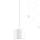 Redo 01-1821 - Chandelier on a string DODO 1xE27/15W/230V spider white