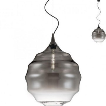 Redo 01-1845 - Chandelier on a string SLAG 1xE27/42W/230V d. 40 cm grey