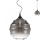 Redo 01-1845 - Chandelier on a string SLAG 1xE27/42W/230V d. 40 cm grey