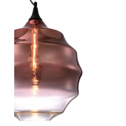 Redo 01-1846 - Chandelier on a string SLAG 1xE27/42W/230V d. 40 cm copper