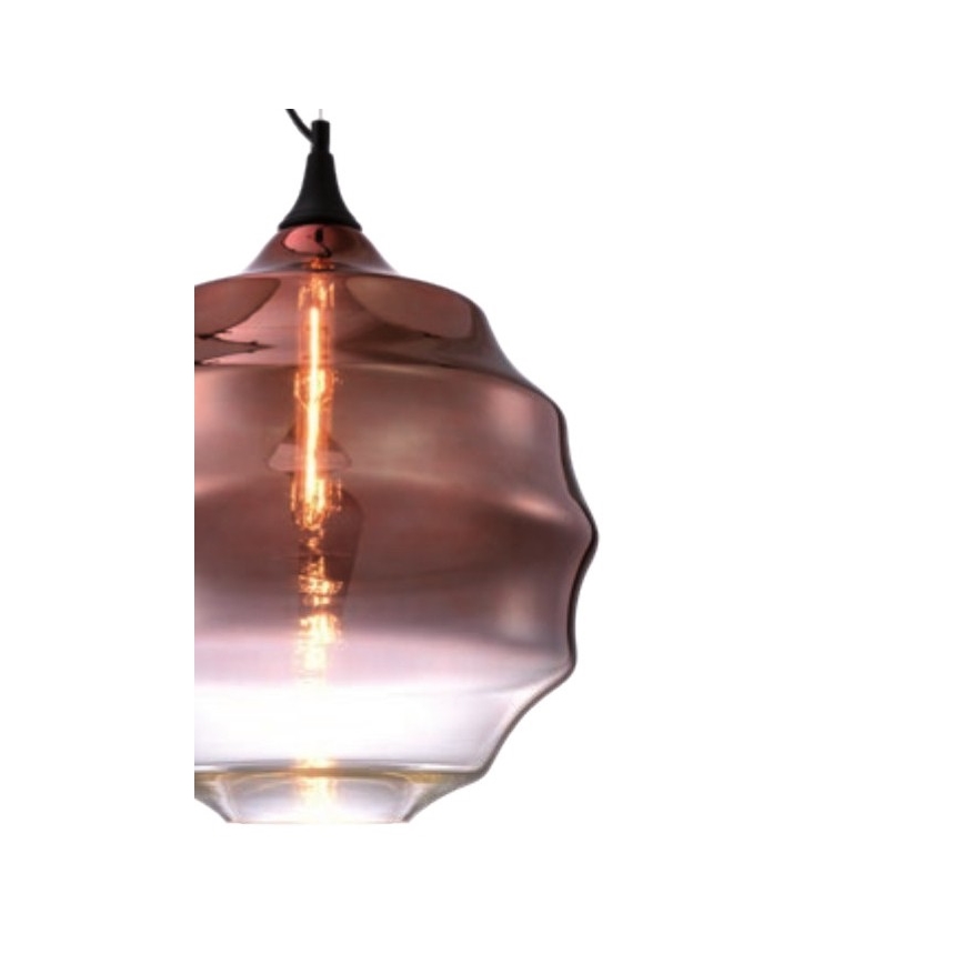 Redo 01-1846 - Chandelier on a string SLAG 1xE27/42W/230V d. 40 cm copper