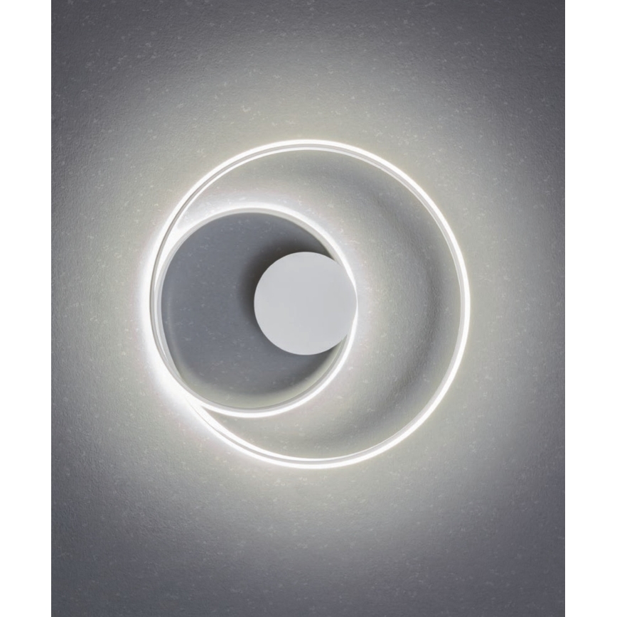 Redo 01-1886 - TORSION Dimmable LED Ceiling Light LED/29W/230V 4000K dia. 55 cm White