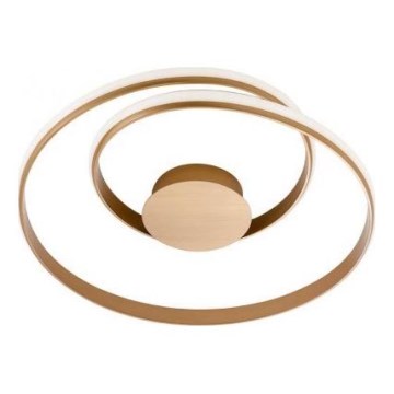 Redo 01-1887 - TORSION LED Dimmable Ceiling Light, 29W/230V, Ø 55 cm, Bronze