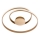 Redo 01-1887 - TORSION LED Dimmable Ceiling Light, 29W/230V, Ø 55 cm, Bronze