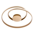 Redo 01-1887 - TORSION LED Dimmable Ceiling Light LED/29W/230V 4000K Ø 55 cm Bronze