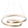 Redo 01-1889 - TORSION LED dimmable cable pendant, 29 W, 230 V, 4000 K, Ø 55 cm, bronze
