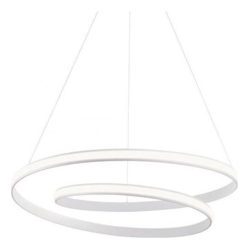 Redo 01-1890 - Dimmable LED pendant on cable TORSION LED/35W/230V 4000K Ø 75 cm white