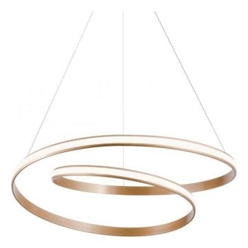 Redo 01-1891 - TORSION LED dimmable pendant light on cable LED/35W/230V 4000K Ø 75 cm bronze