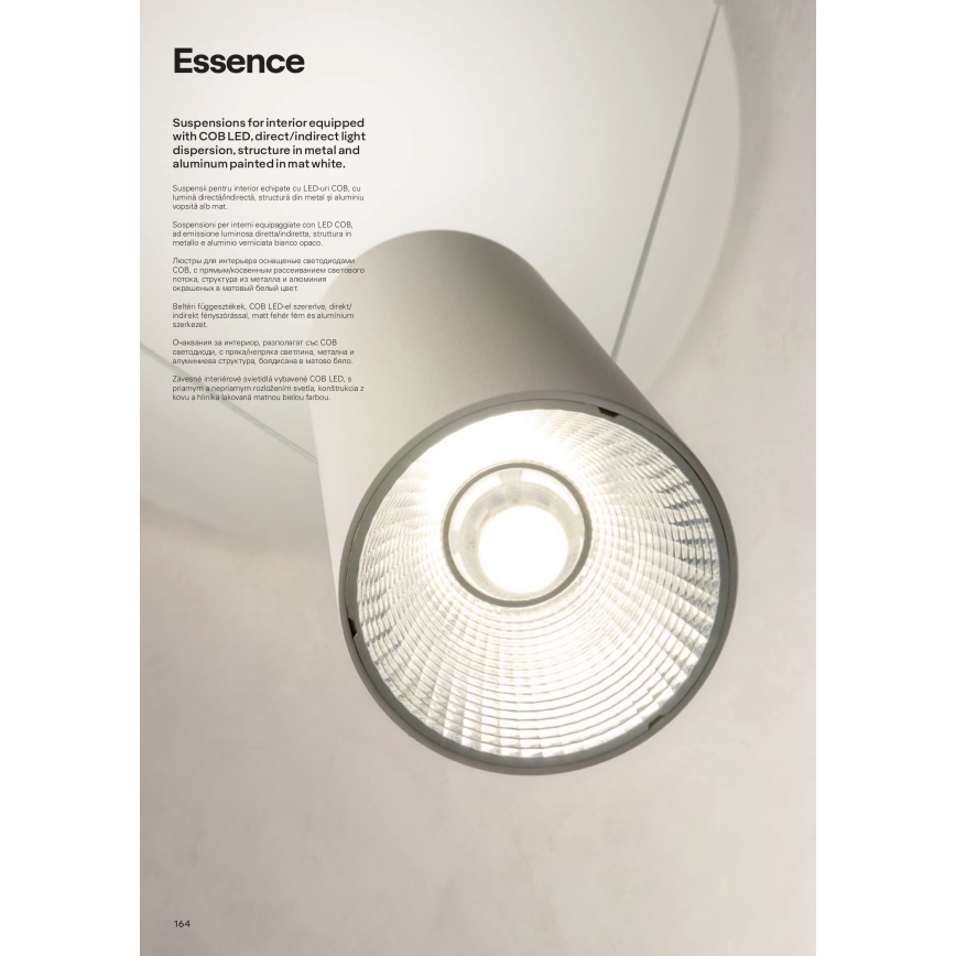 Redo 01-1971 - LED Dimmable chandelier on a string ESSENCE LED/36W/230V CRI 90 3000K white