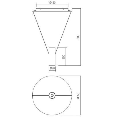Redo 01-1971 - LED Dimmable chandelier on a string ESSENCE LED/36W/230V CRI 90 3000K white