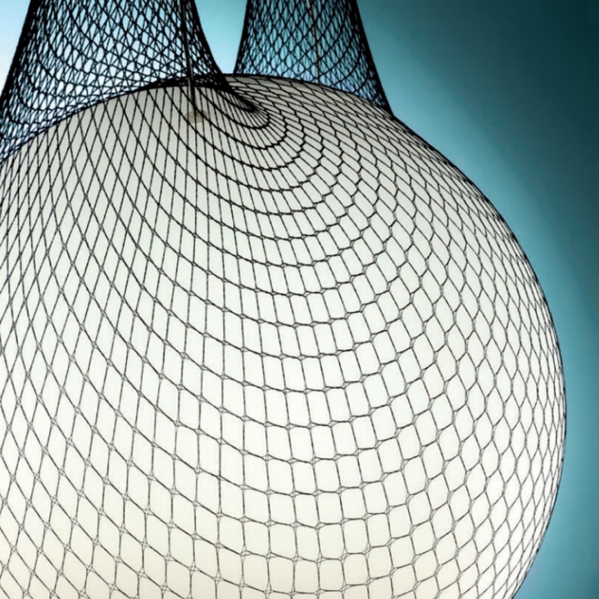 Redo 01-1972 - ALLURIA LED pendant light on cable, 1x E27/5W/230V, diameter 25 cm