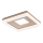 Redo 01-1998 - Dimmable MAYA LED Ceiling Light, LED/42W/230V, 42.5x42.5 cm, Gold