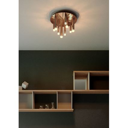 Redo 01-2040 - LED Ceiling light MADISON 9xLED/4W/230V copper