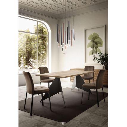 Redo 01-2045 - LED Chandelier on a string MADISON LED/4W/230V black
