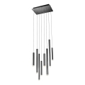 Redo 01-2048 - LED Chandelier on a string MADISON 8xLED/4W/230V black