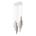 Redo 01-2049 - LED Chandelier on a string MADISON 8xLED/4W/230V shiny chrome/black/copper