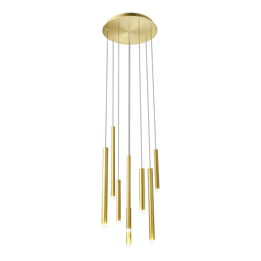 Redo 01-2050 - LED Chandelier on a string MADISON 8xLED/4W/230V gold