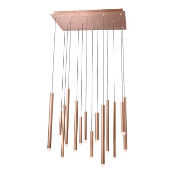 Redo 01-2055 - LED Chandelier on a string MADISON 14xLED/4W/230V copper