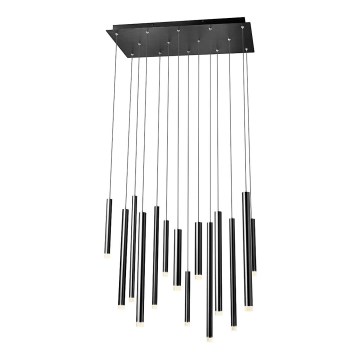 Redo 01-2056 - LED Chandelier on a string MADISON 14xLED/4W/230V black
