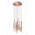 Redo 01-2059 - LED Chandelier on a string MADISON 16xLED/4W/230V copper