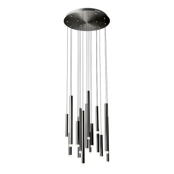 Redo 01-2060 - LED Chandelier on a string MADISON 16xLED/4W/230V black