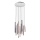 Redo 01-2061 - LED Chandelier on a string MADISON 16xLED/4W/230V shiny chrome/black/copper