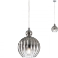 Redo 01-2063 - Chandelier on a string PLUMEN 1x/E14/40W/230V d. 15 cm grey