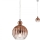 Redo 01-2064 - PLUMEN cable-hung pendant 1xE14/42W/230V, Ø 15 cm, copper