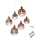 Redo 01-2070 - Chandelier on a string PLUMEN 6xE14/42W/230V copper