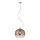 Redo 01-2076 - Chandelier on a string BOWL 1xE27/42W/230V d. 30 cm copper