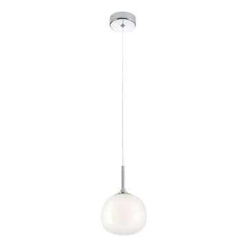 Redo 01-2081 - Cable pendant KIWI 1xG9/40W/230V Ø 12 cm polished chrome/white